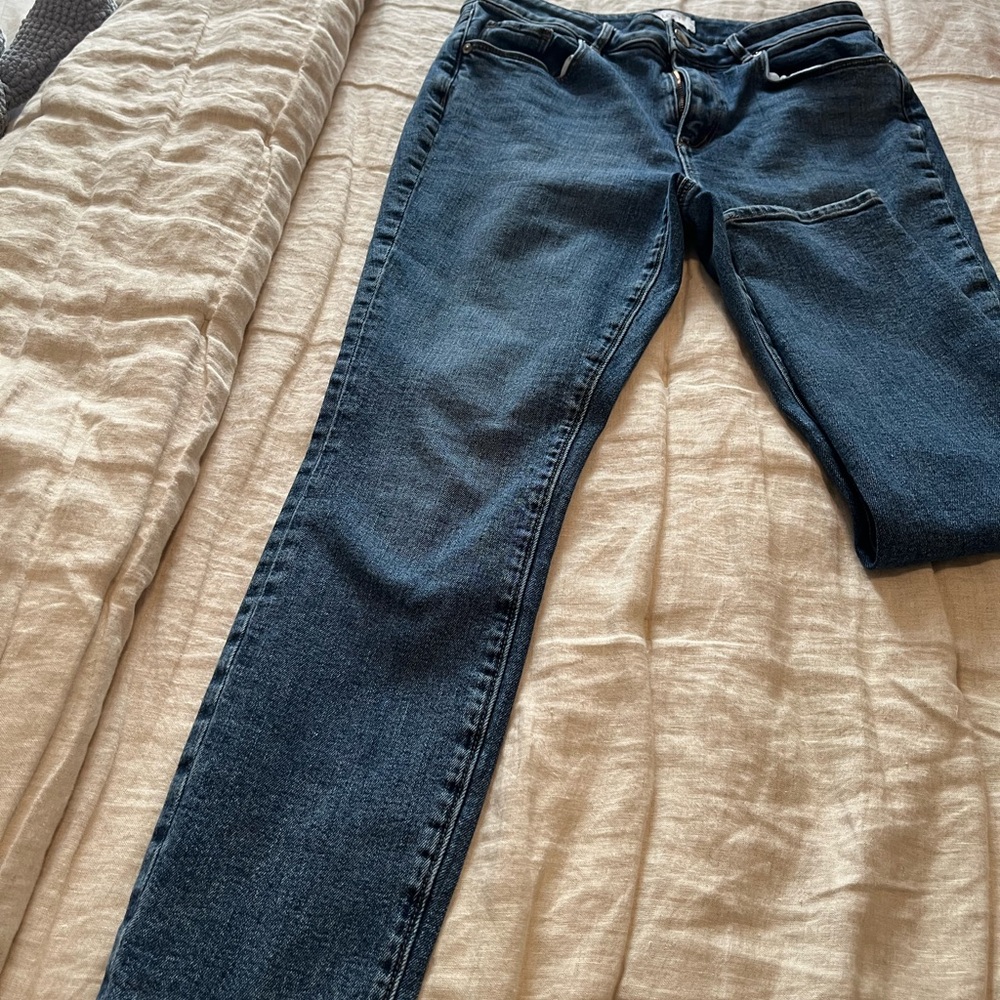 LOFT Blue Straight Leg Jeans Classic Denim